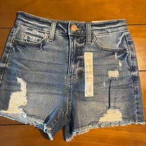 High Rise Mom Shorts
